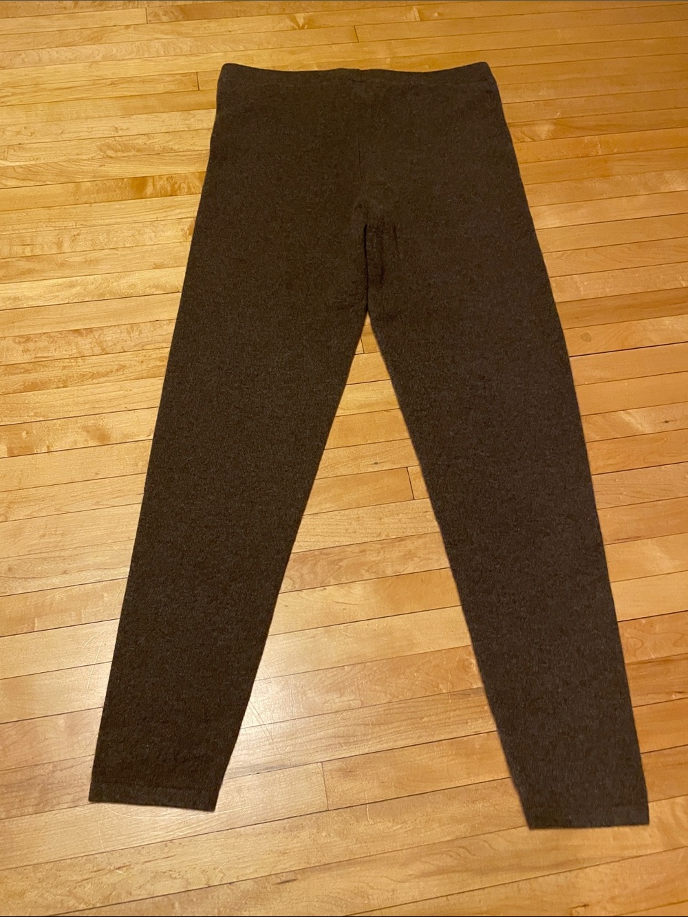 Poetry Dark Brown Cashmere Blend Knit Leggings Size 10 (93% Cashmere) NWOT - Picture 6 of 6